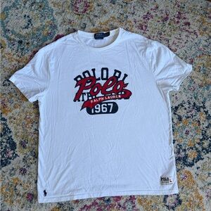 Polo Ralph Lauren white t-shirt Size L.